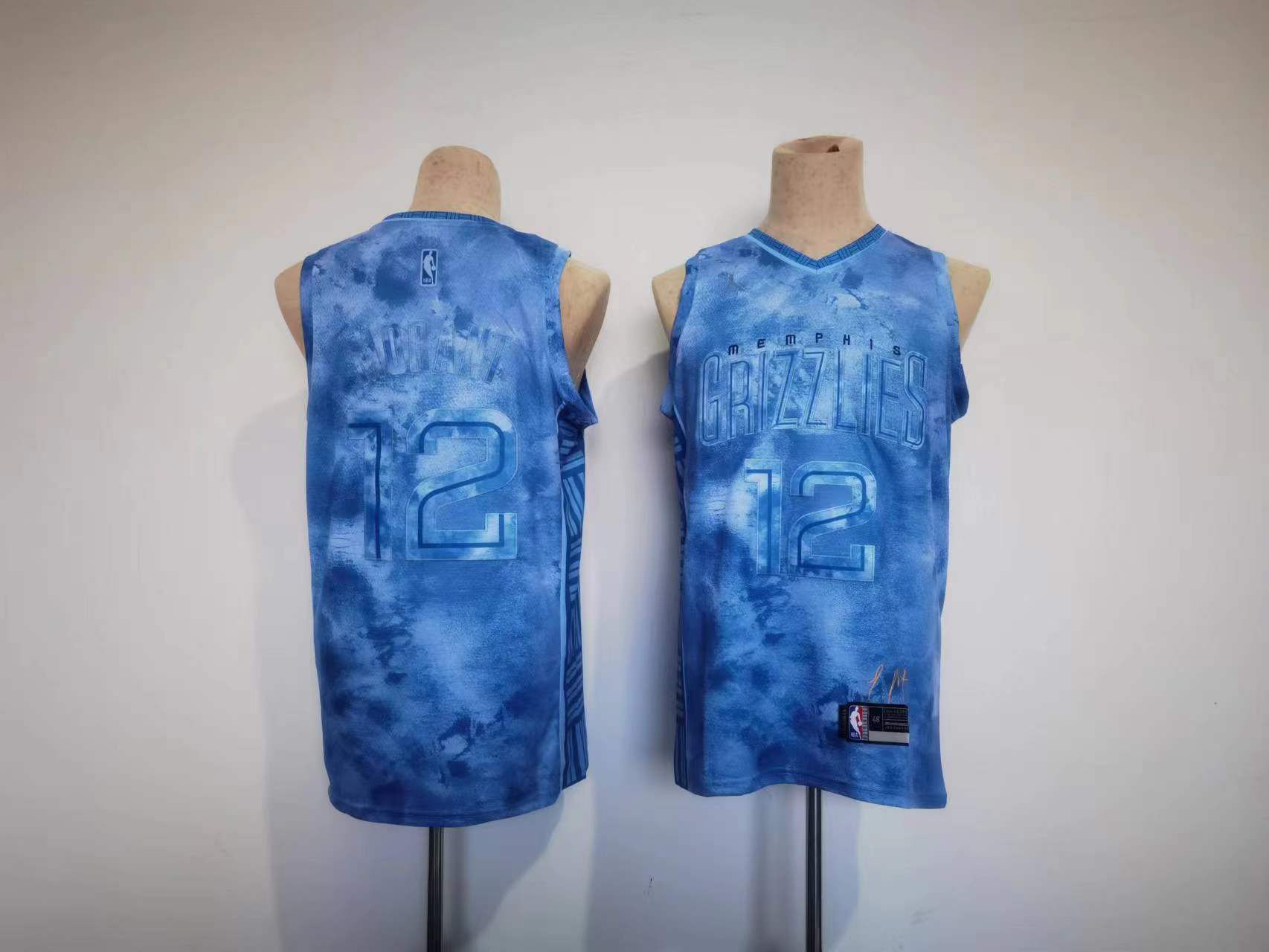 Men Memphis Grizzlies #12 Ja Morant Blue Selected Edition NBA Jersey->phoenix suns->NBA Jersey